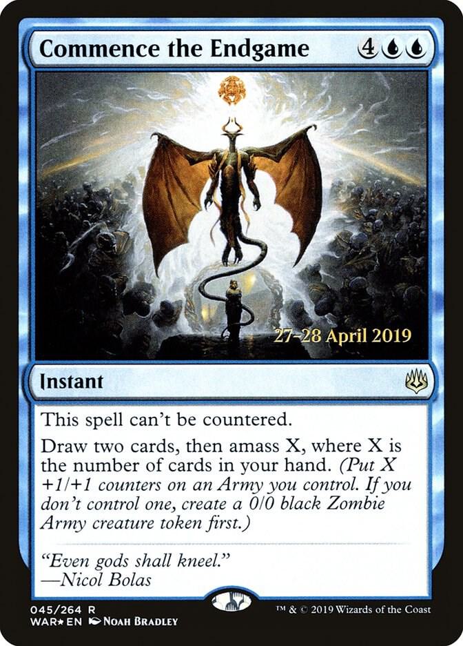 Commence the Endgame 45 card from Prerelease Cards