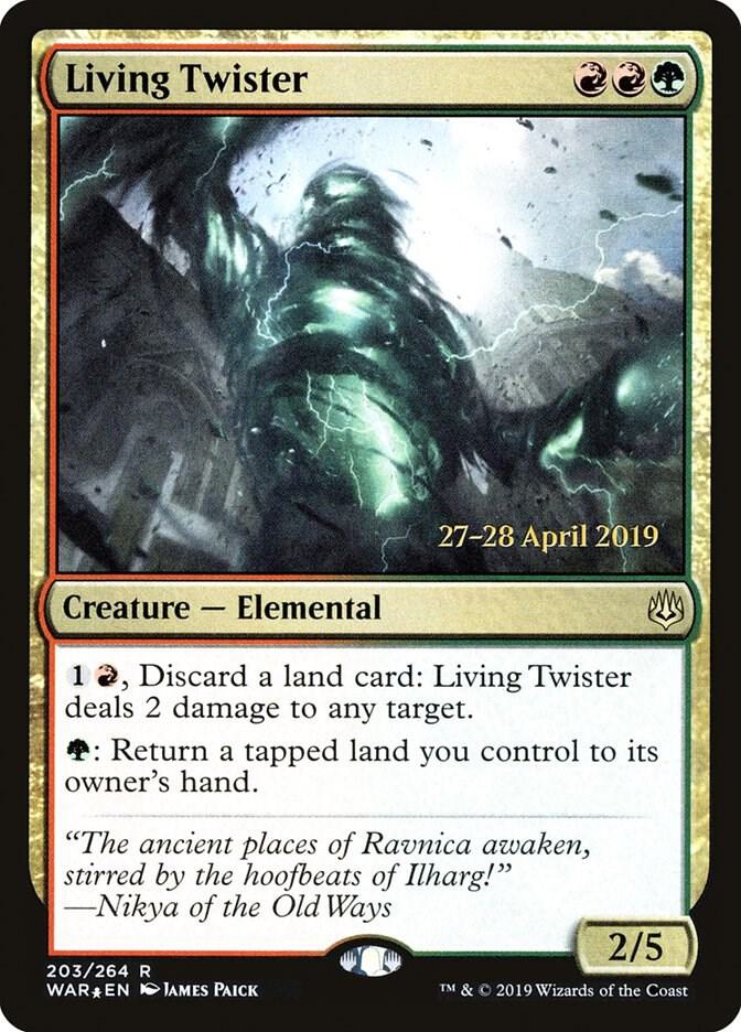 Living Twister 203 card from Prerelease Cards