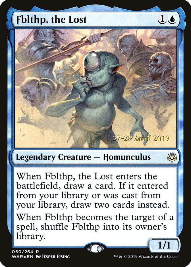 Fblthp, the Lost 50 card from Prerelease Cards