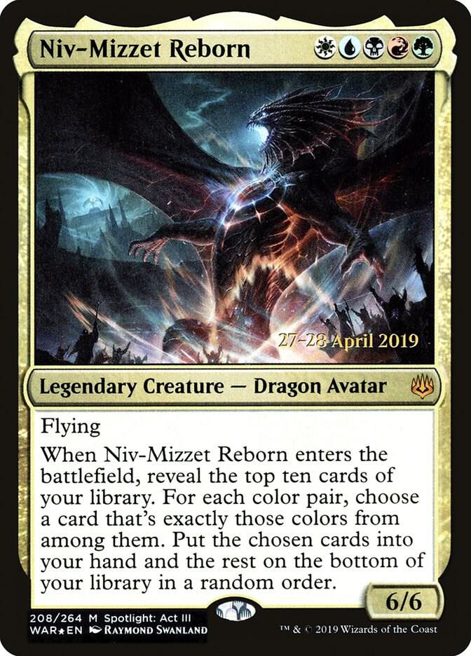 Niv-Mizzet Reborn 208 card from Prerelease Cards
