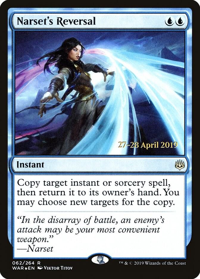 Narset's Reversal 62 card from Prerelease Cards