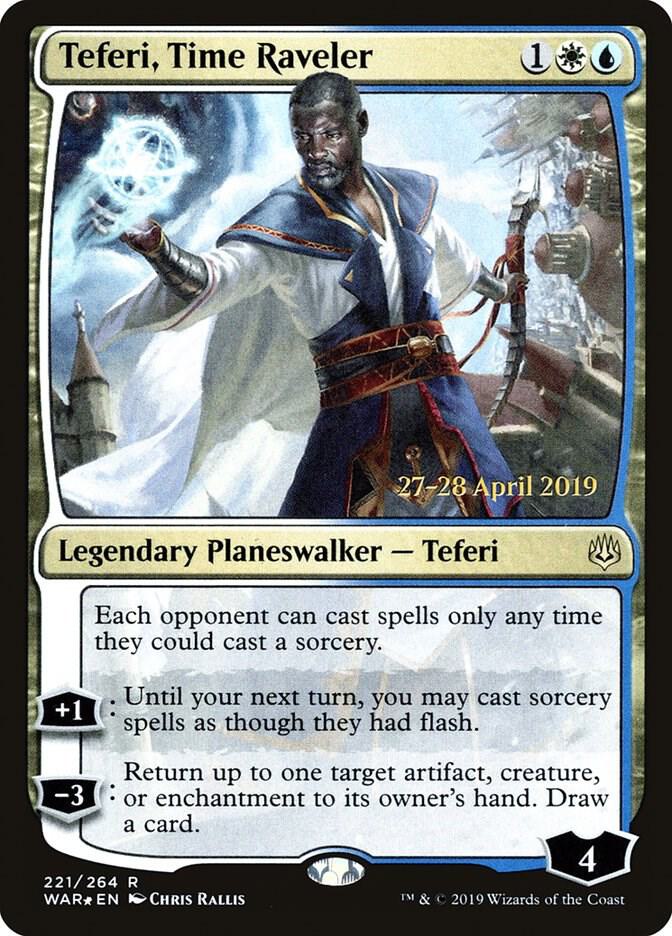 Teferi, Time Raveler 221 card from Prerelease Cards