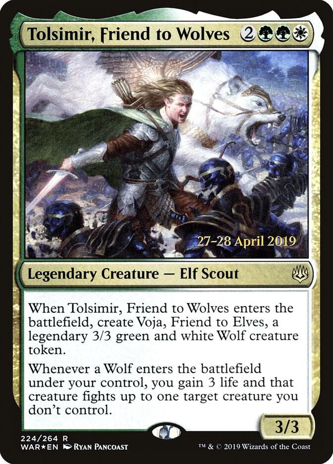 Tolsimir, Friend to Wolves 224 card from Prerelease Cards