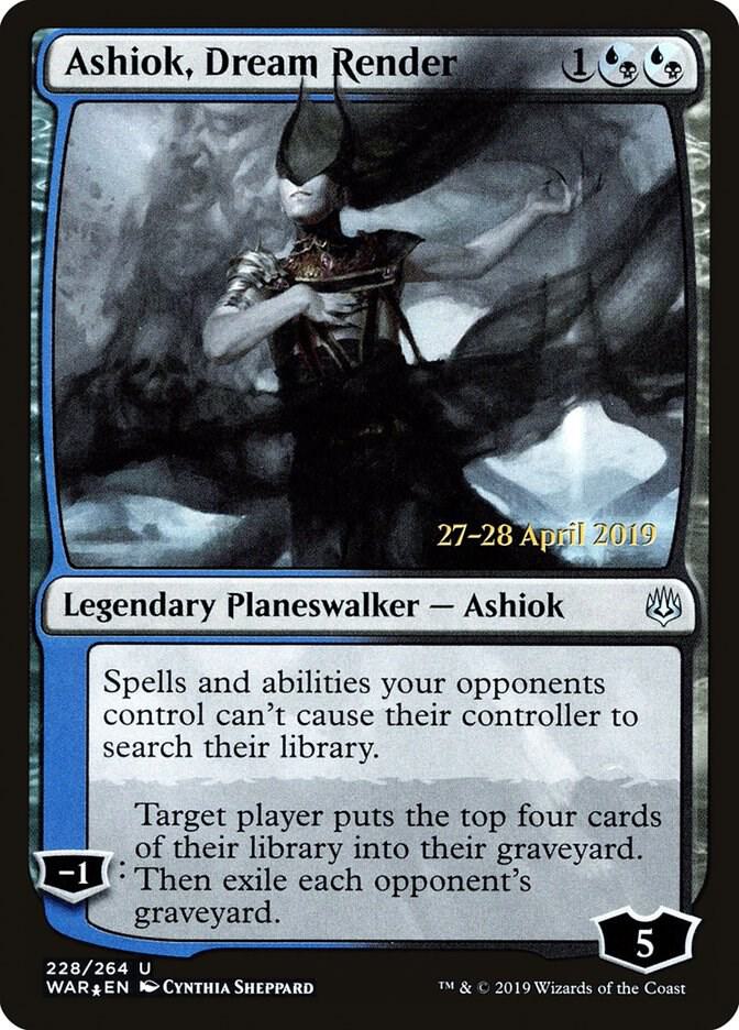 Ashiok, Dream Render 228 card from Prerelease Cards