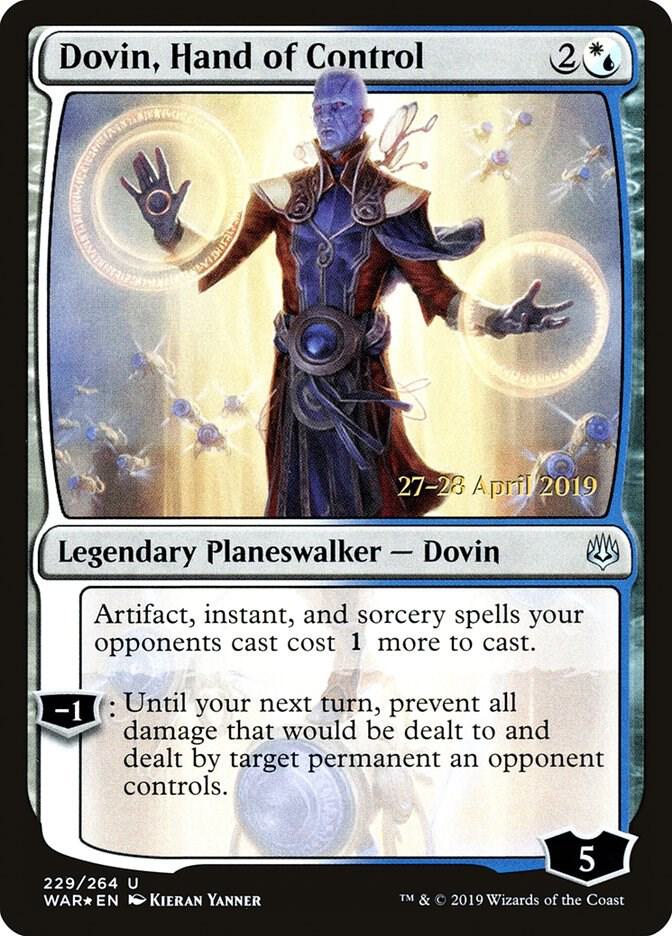 Dovin, Hand of Control 229 card from Prerelease Cards