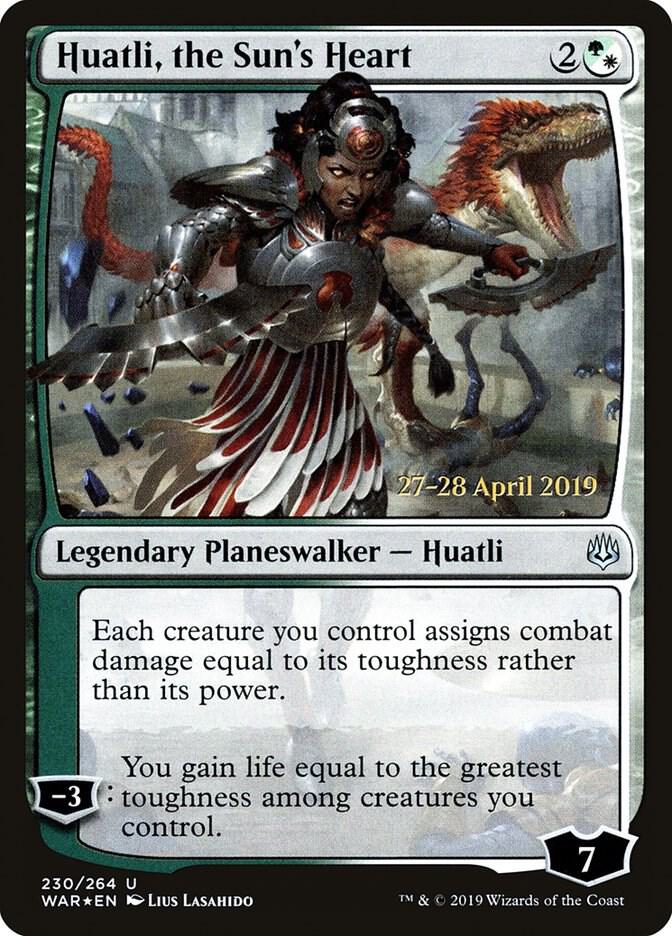 Huatli, the Sun's Heart 230 card from Prerelease Cards