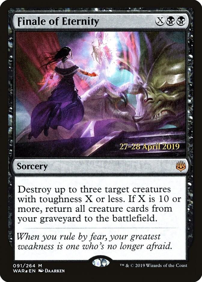 Finale of Eternity 91 card from Prerelease Cards