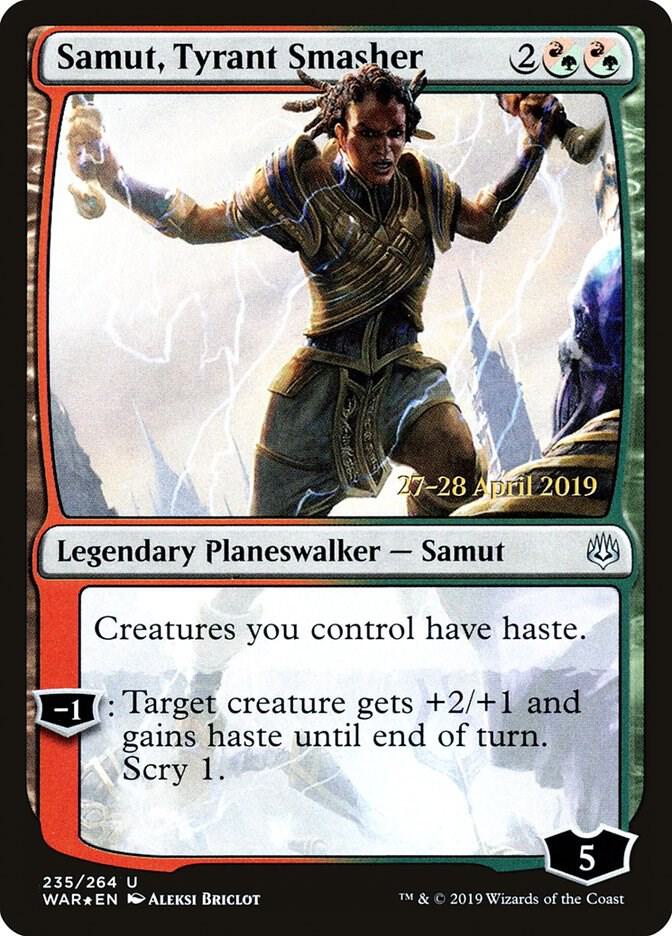 Samut, Tyrant Smasher 235 card from Prerelease Cards