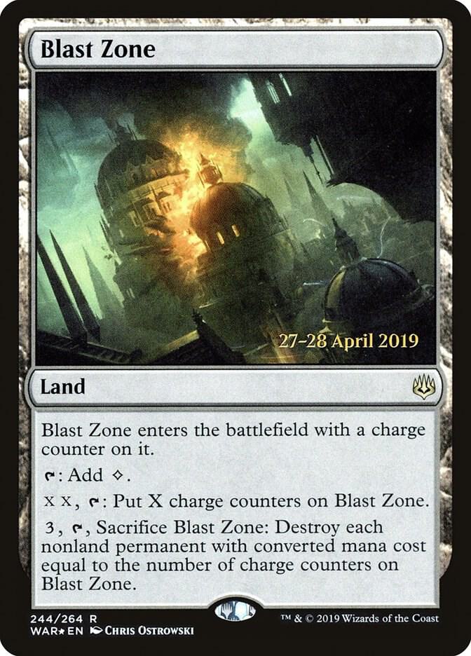 Blast Zone (WAR) 244 card from Prerelease Cards