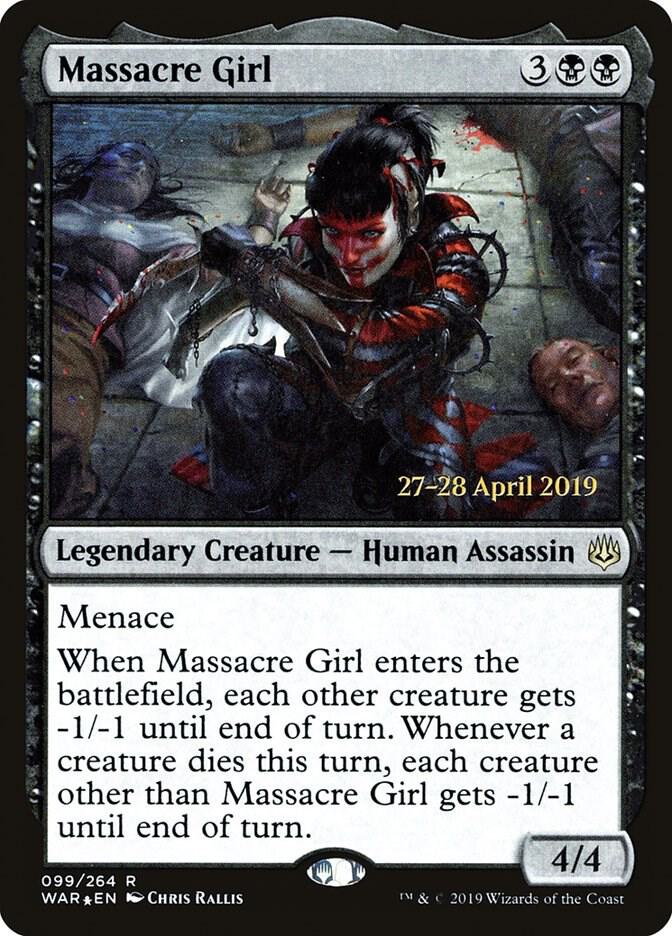 Massacre Girl 99 card from Prerelease Cards