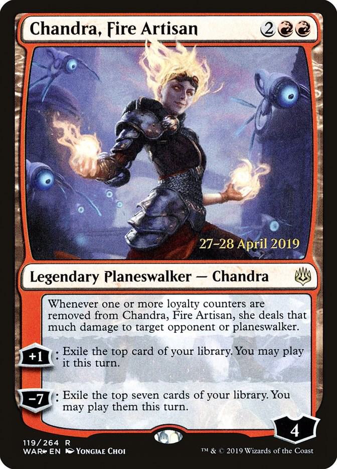 Chandra, Fire Artisan 119 card from Prerelease Cards