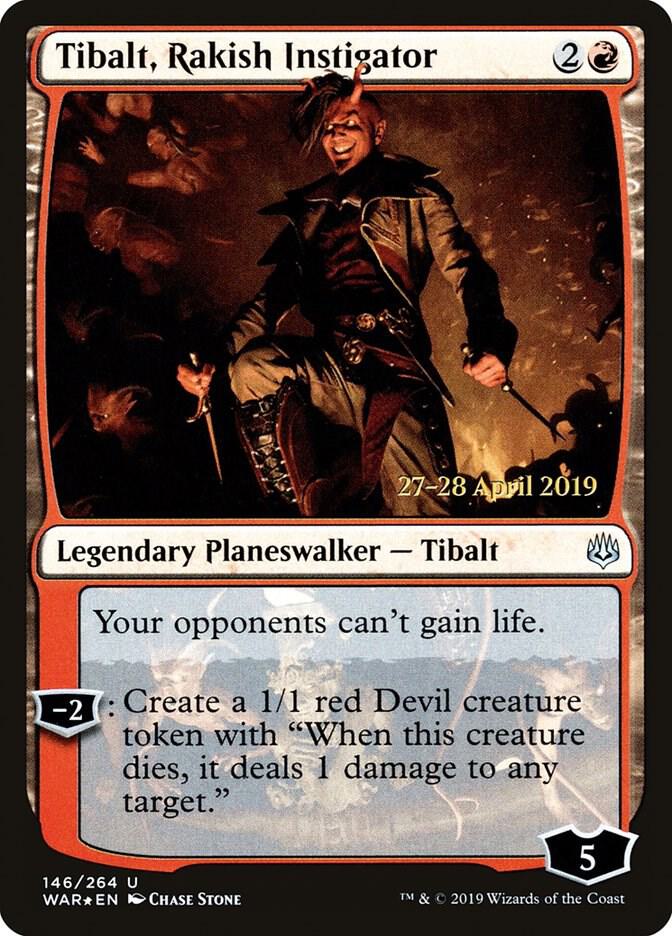 Tibalt, Rakish Instigator 146 card from Prerelease Cards