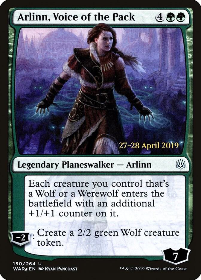 Arlinn, Voice of the Pack 150 card from Prerelease Cards