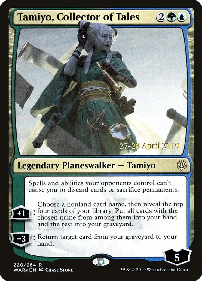 Tamiyo, Collector of Tales 220 card from Prerelease Cards