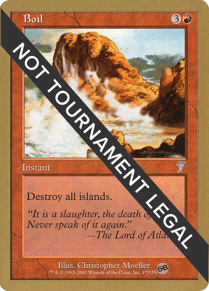 Boil - 2001 Jan Tomcani (7ED) (SB) card from World Championship Decks