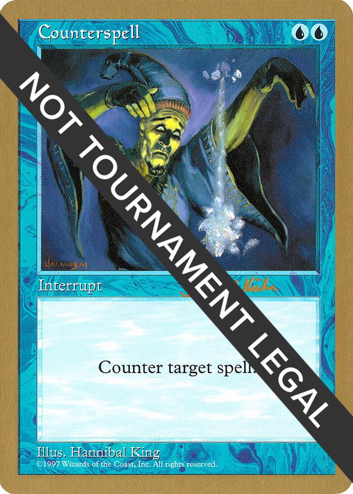 Counterspell - 1997 Janosch Kuhn (5ED) card from World Championship Decks