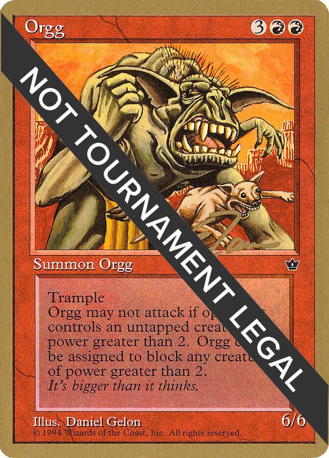 Orgg - 1996 Eric Tam (FEM) card from World Championship Decks