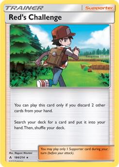 Red's Challenge (SM - Unbroken Bonds) 184/214 card from Deck Exclusives