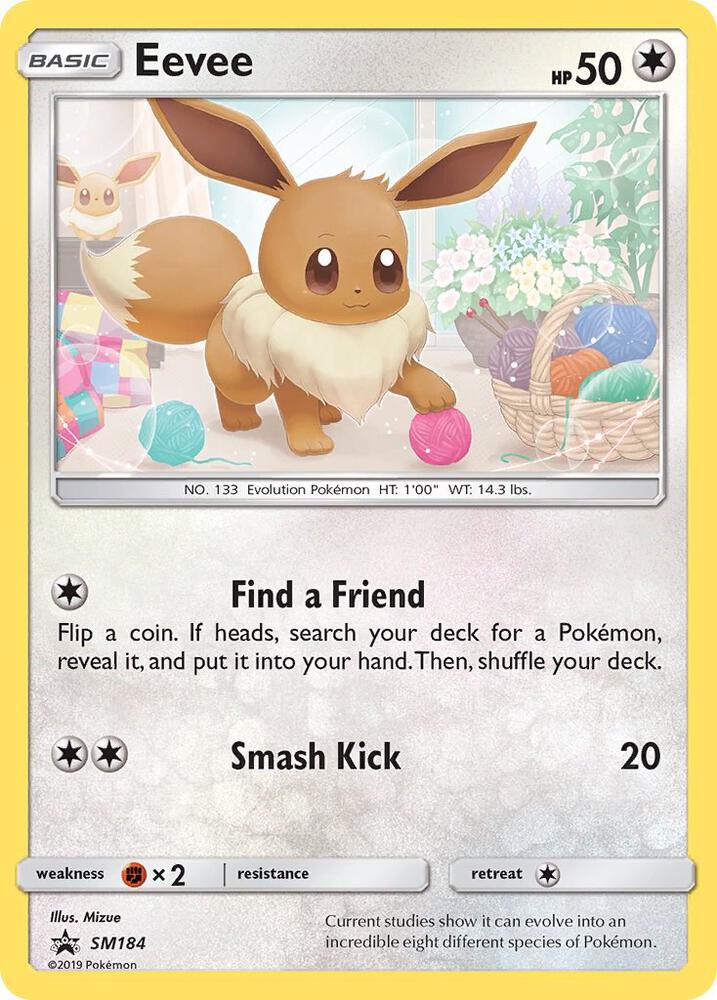 Eevee SM184 card from SM Promos