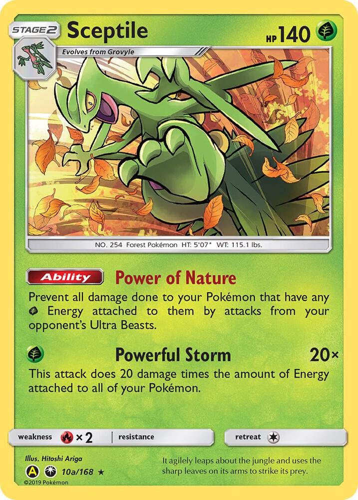 Sceptile - 10a/168 010a/168 card from Alternate Art Promos