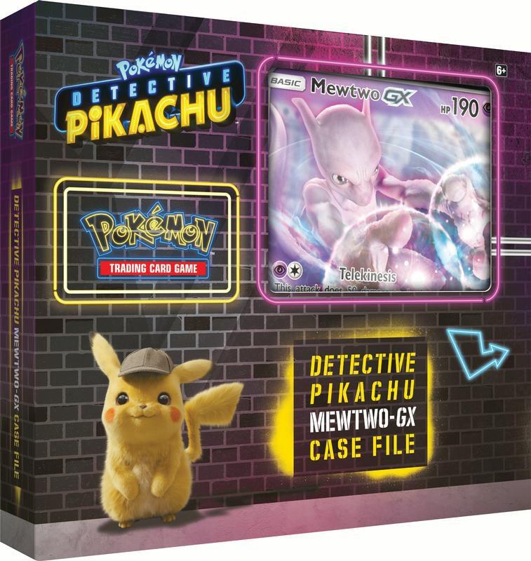 Detective Pikachu: Mewtwo GX Case File card from Detective Pikachu