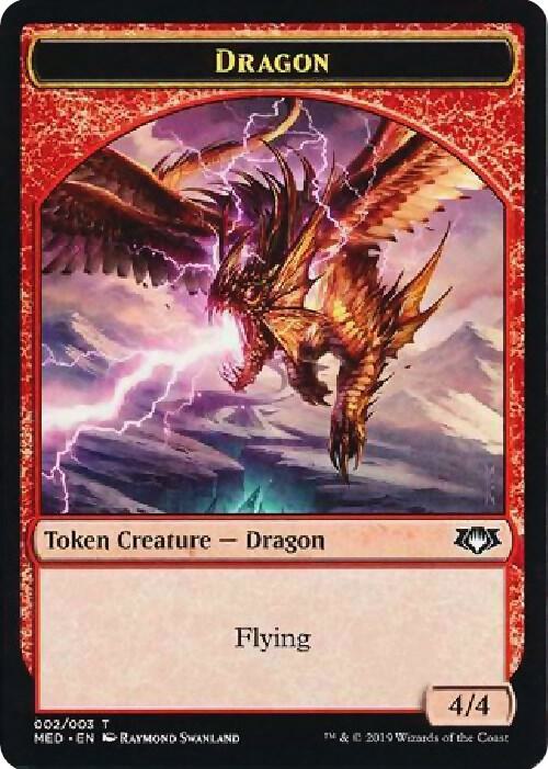 Dragon Token 2 card from Mythic Edition: War of the Spark