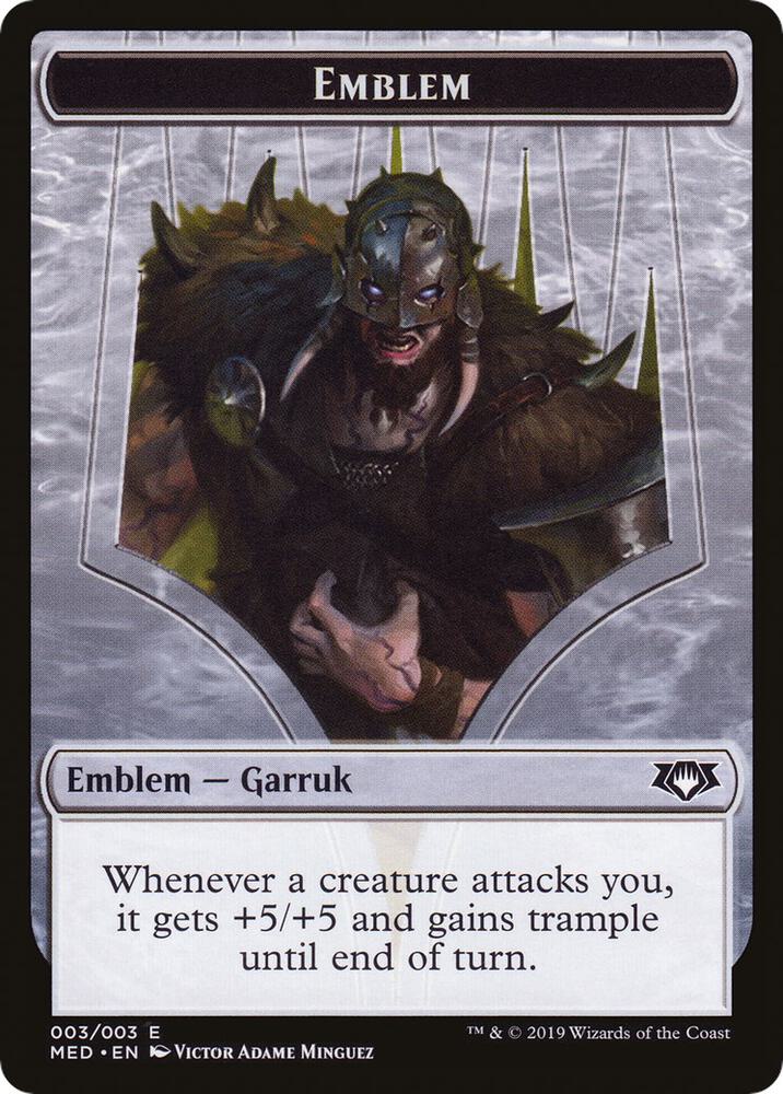Emblem - Garruk, Apex Predator 3 card from Mythic Edition: War of the Spark