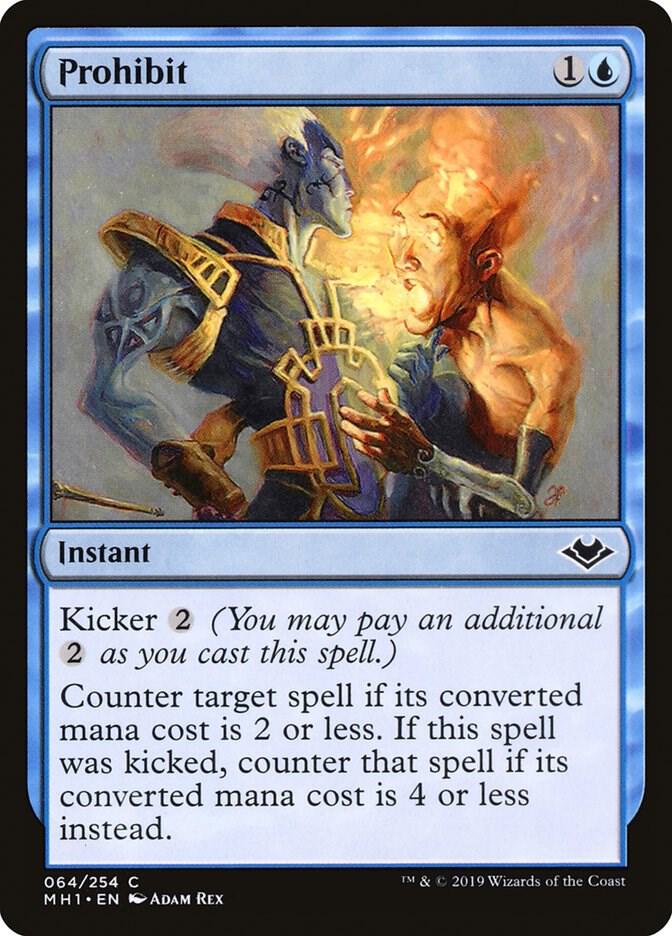 Prohibit 64 card from Modern Horizons