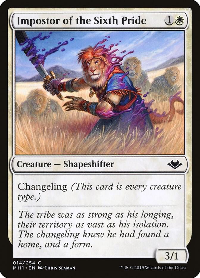 Impostor of the Sixth Pride 14 card from Modern Horizons