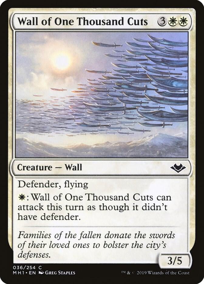 Wall of One Thousand Cuts 36 card from Modern Horizons