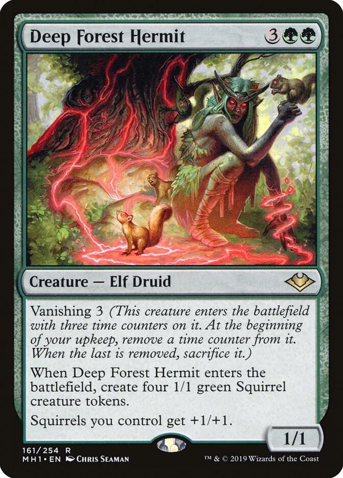 Deep Forest Hermit 161 card from Modern Horizons
