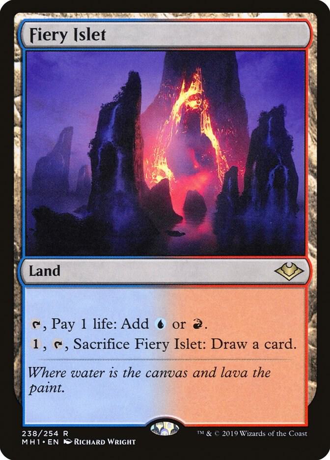 Fiery Islet 238 card from Modern Horizons