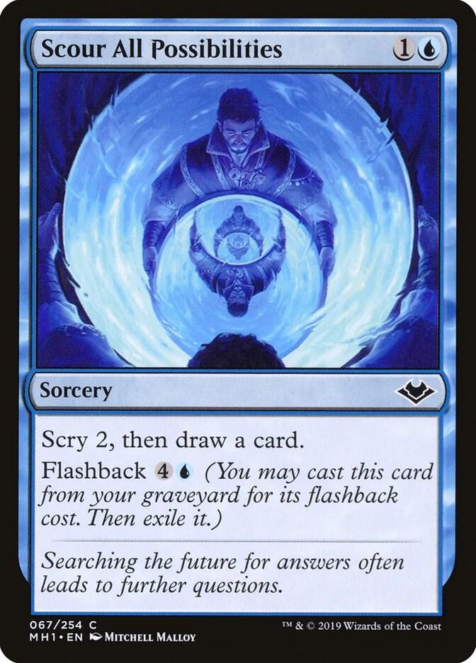 Scour All Possibilities 67 card from Modern Horizons