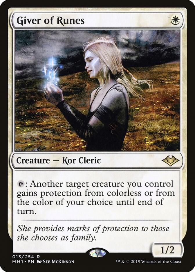 Giver of Runes 13 card from Modern Horizons