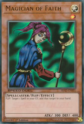 Magician of Faith SBAD-EN001 card from Speed Duel: Attack from the Deep