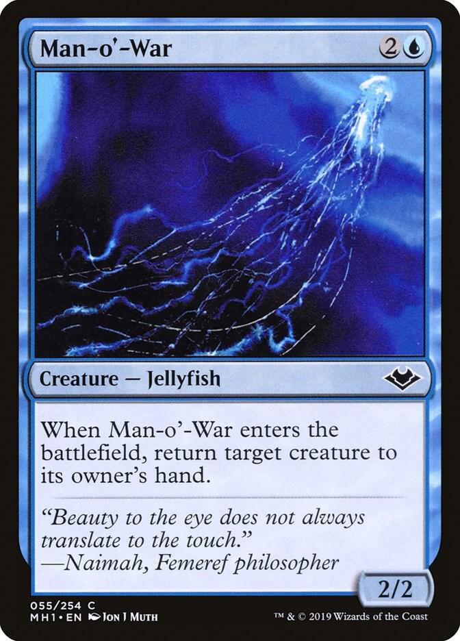 Man-o'-War 55 card from Modern Horizons