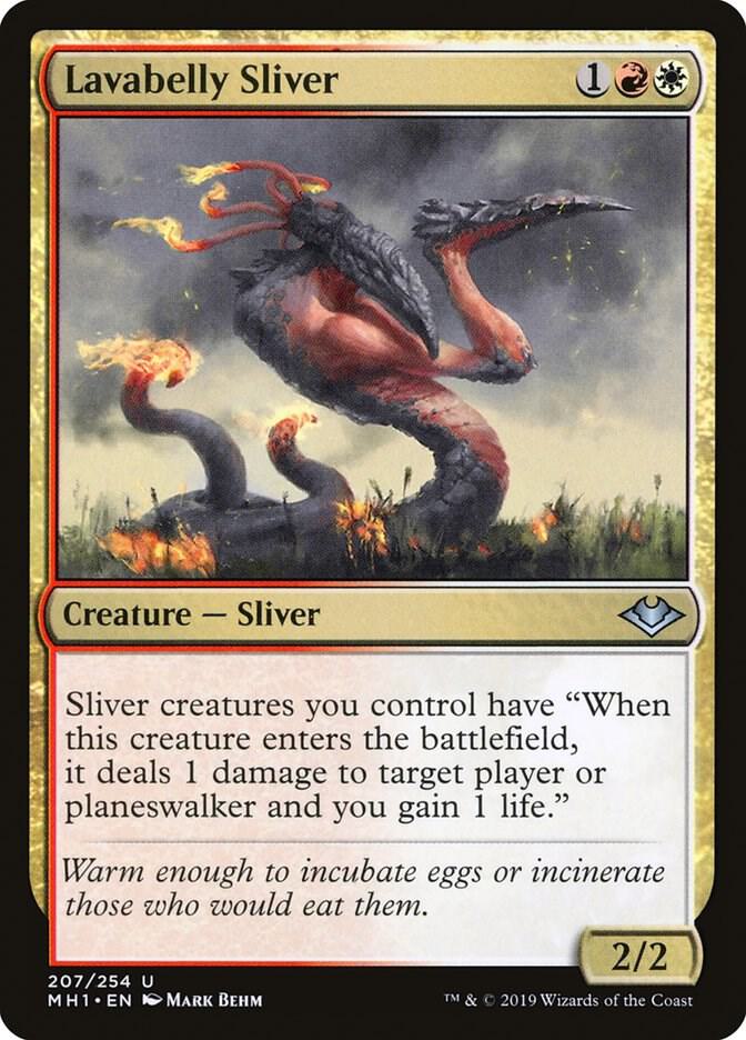 Lavabelly Sliver 207 card from Modern Horizons