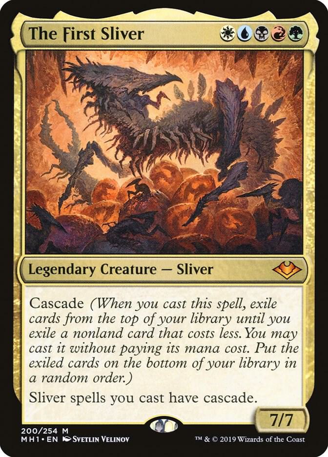 The First Sliver 200 card from Modern Horizons