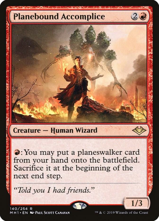 Planebound Accomplice 140 card from Modern Horizons