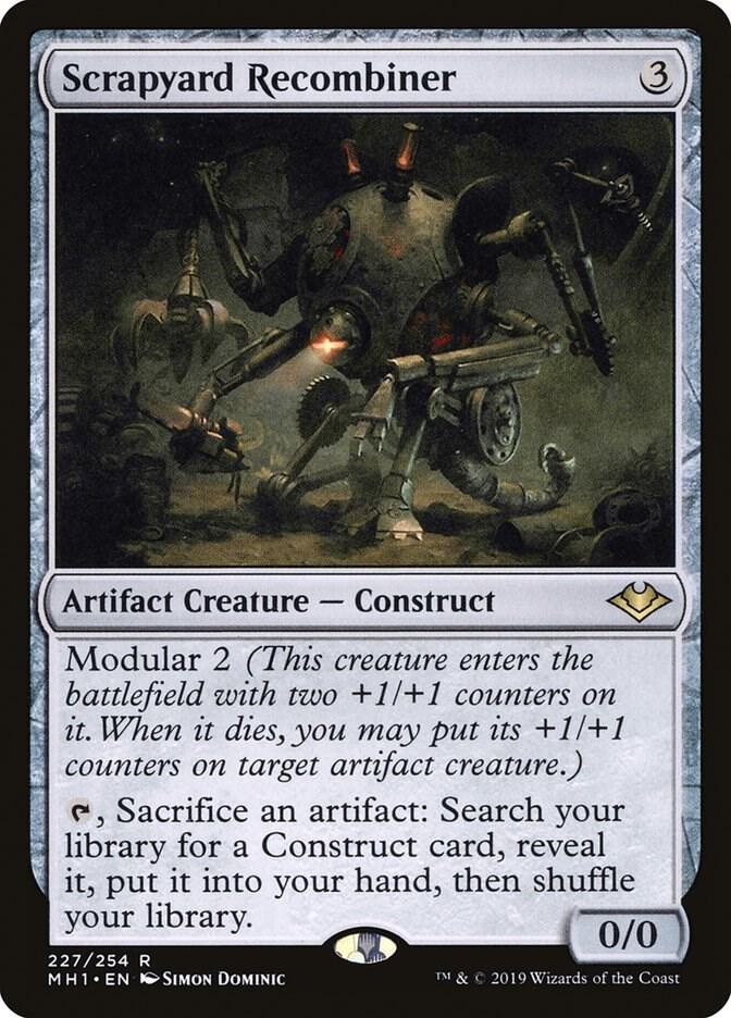 Scrapyard Recombiner 227 card from Modern Horizons