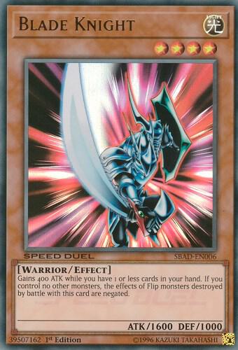 Blade Knight SBAD-EN006 card from Speed Duel: Attack from the Deep