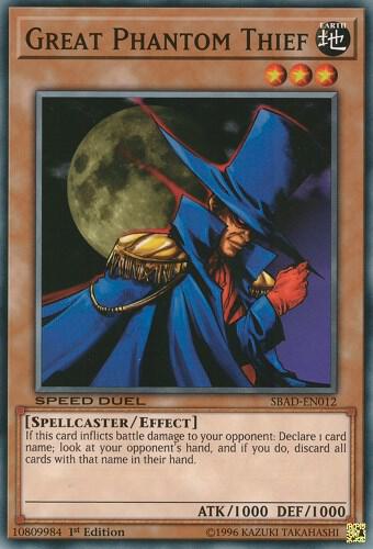 Great Phantom Thief SBAD-EN012 card from Speed Duel: Attack from the Deep