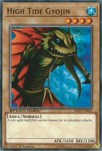 High Tide Gyojin SBAD-EN022 card from Speed Duel: Attack from the Deep