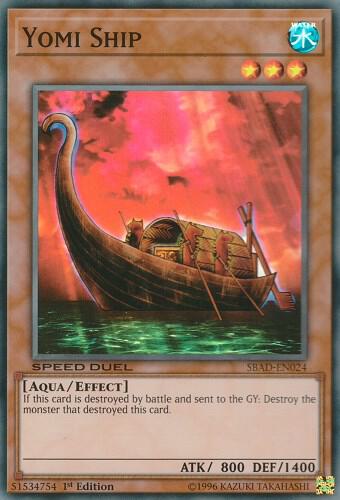 Yomi Ship SBAD-EN024 card from Speed Duel: Attack from the Deep
