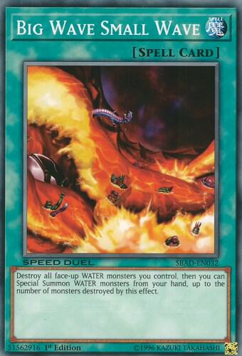Big Wave Small Wave SBAD-EN032 card from Speed Duel: Attack from the Deep