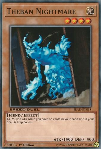 Theban Nightmare SBAD-EN038 card from Speed Duel: Attack from the Deep