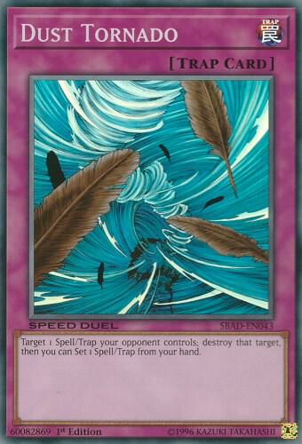 Dust Tornado SBAD-EN043 card from Speed Duel: Attack from the Deep