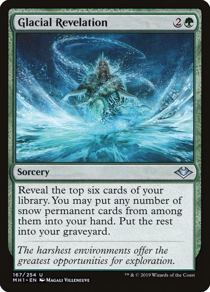 Glacial Revelation 167 card from Modern Horizons