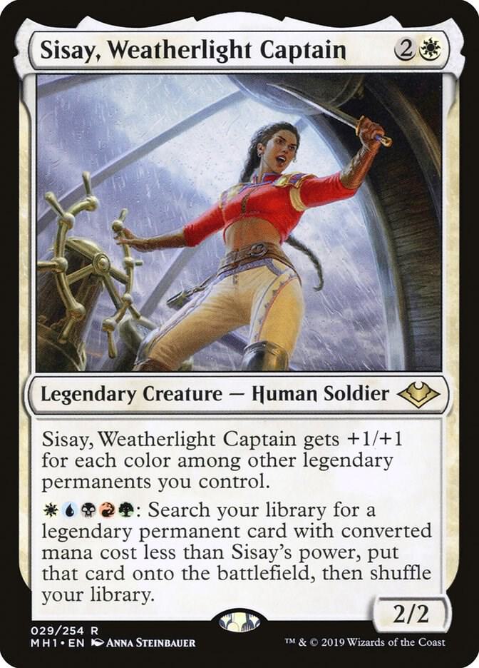 Sisay, Weatherlight Captain 29 card from Modern Horizons