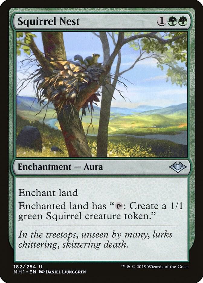 Squirrel Nest 182 card from Modern Horizons